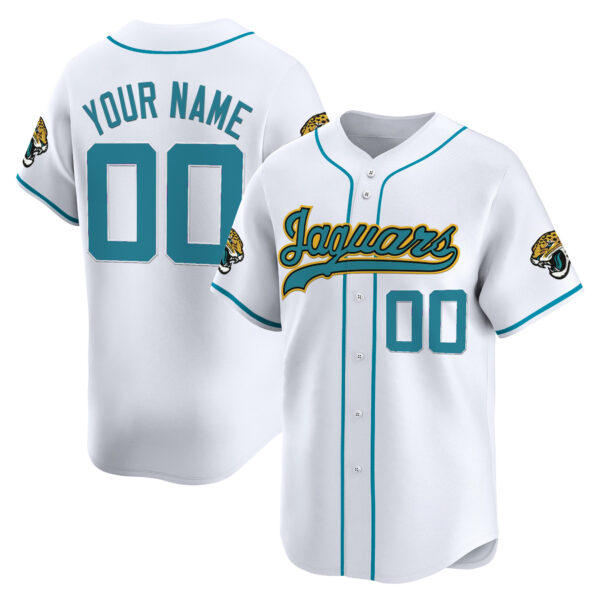 Jacksonville Jaguars 2025 Vapor Baseball Custom Jersey - All Stitched - Image 2