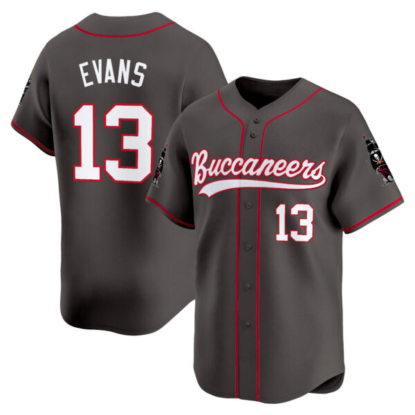 Men's Tampa Bay Buccaneers 50th Season Patch Vapor Baseball Jersey - All Stitched - Image 22