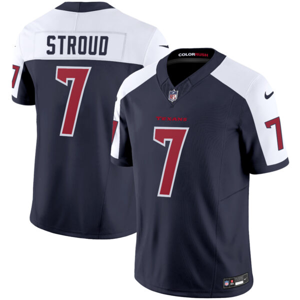 Men's Houston Texans Color Rush Legend Vapor Jersey - All Stitched - Image 8