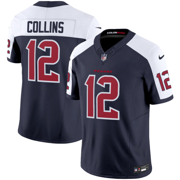 Men's Houston Texans Color Rush Legend Vapor Jersey - All Stitched - Image 11