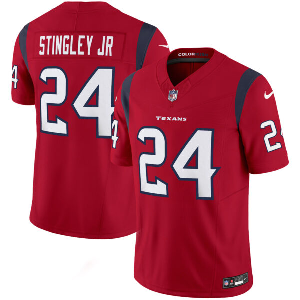 Men's Houston Texans Color Rush Legend Vapor Jersey - All Stitched - Image 23