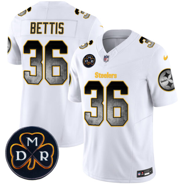Men's Steelers DMR Patch Arch Smoke Vapor Limited Jersey - All Stitched - Image 21