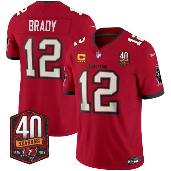 Men's Buccaneers 40th Season Patch Vapor Limited Jersey - All Stitched - Image 15