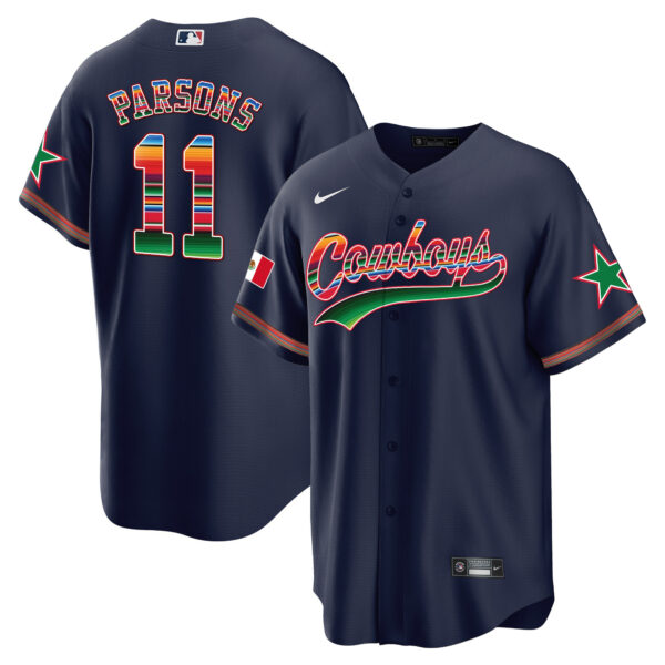 Men's Cowboys Baseball Mexico Jersey - All Stitched - Image 15