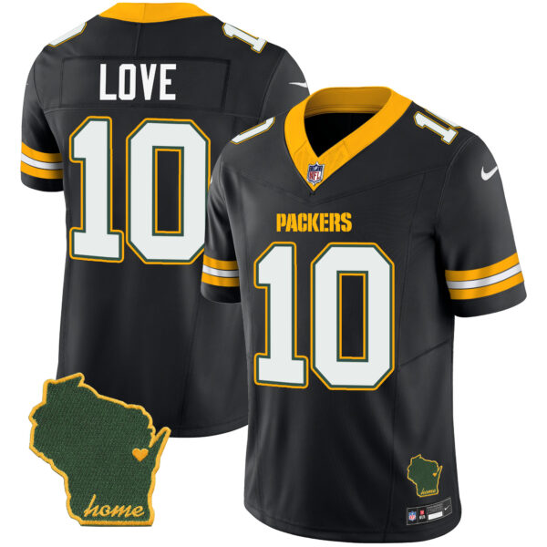 Men's Packers Home Patch Vapor Jersey V2 - All Stitched - Image 19