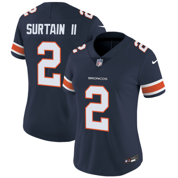 Women's Denver Broncos Vapor Limited Jersey - All Stitched - Image 9
