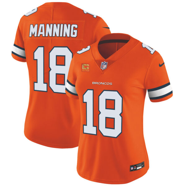 Women's Denver Broncos Vapor Limited Jersey - All Stitched - Image 5