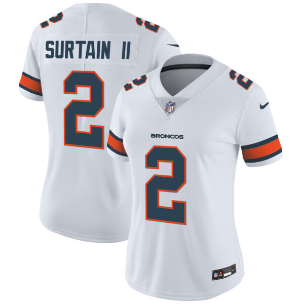 Women's Denver Broncos Vapor Limited Jersey - All Stitched - Image 16