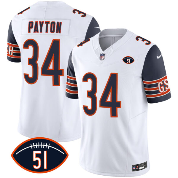 Men's Bears Dick Butkus Patch GSH Vapor Jersey - All Stitched - Image 29