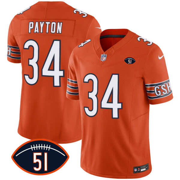 Men's Bears Dick Butkus Patch GSH Vapor Jersey - All Stitched - Image 23