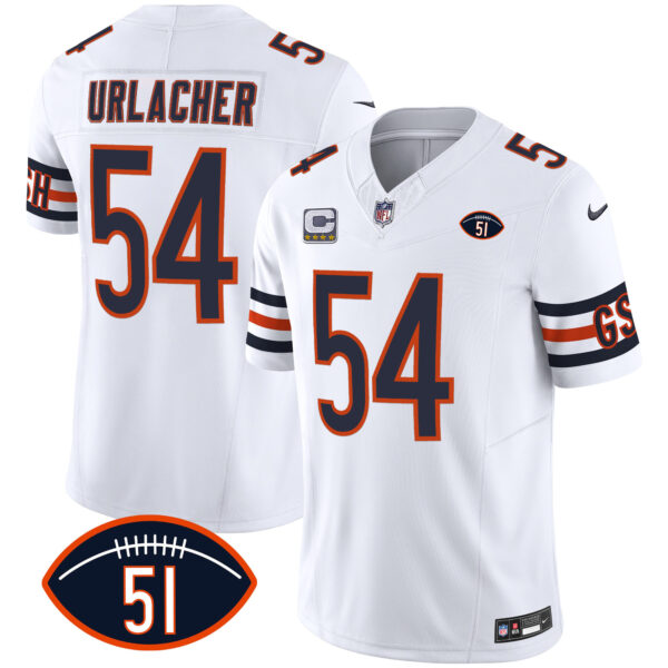 Men's Bears Dick Butkus Patch GSH Vapor Jersey - All Stitched - Image 15