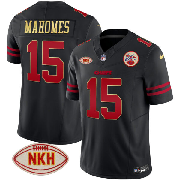 Men's Chiefs NKH Patch 2023 Vapor Limited Jersey - All Stitched - Image 25