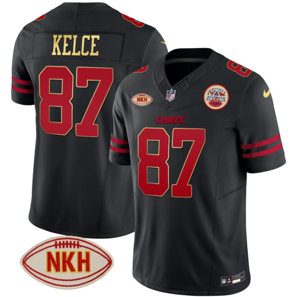 Men's Chiefs NKH Patch 2023 Vapor Limited Jersey - All Stitched - Image 26