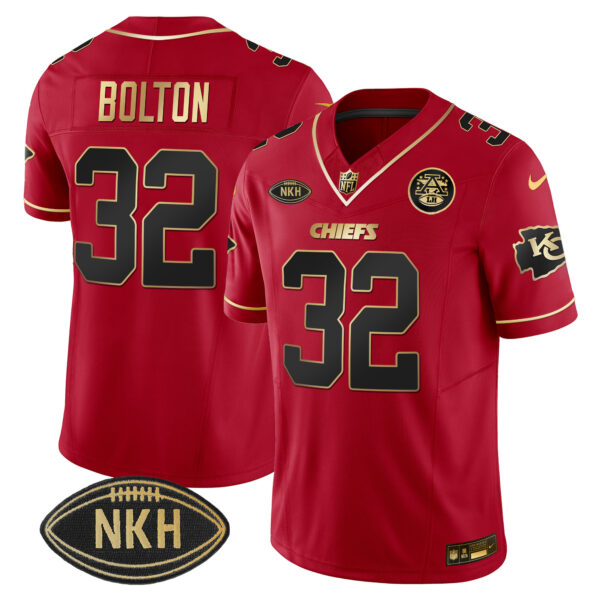 Men's Chiefs NKH Patch 2023 Vapor Limited Jersey - All Stitched - Image 21