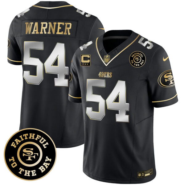 Men's 49ers Faithful To The Bay Patch Vapor Limited Jersey V6 - All Stitched - Image 35