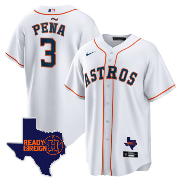 Men's Houston Astros 2024 Ready 2 Reign Cool Base Jersey - All Stitched - Image 22