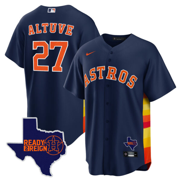 Men's Houston Astros 2024 Ready 2 Reign Cool Base Jersey - All Stitched - Image 31