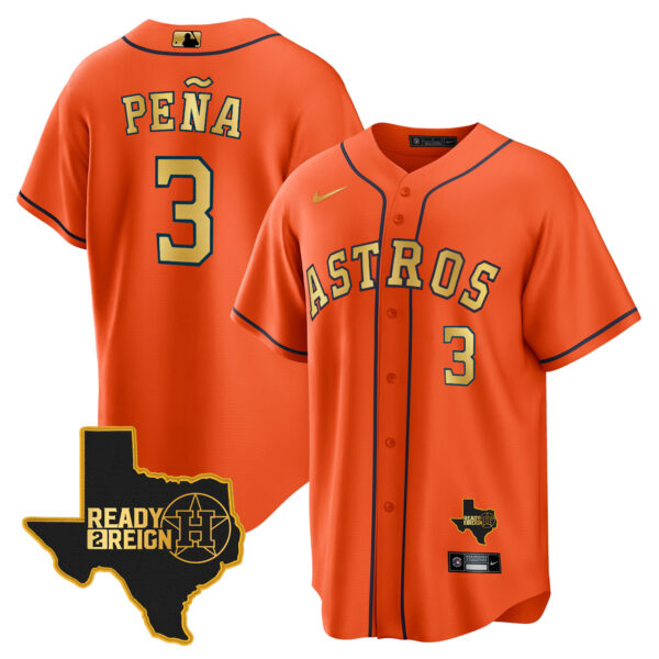 Men's Houston Astros 2024 Ready 2 Reign Cool Base Jersey - All Stitched - Image 15