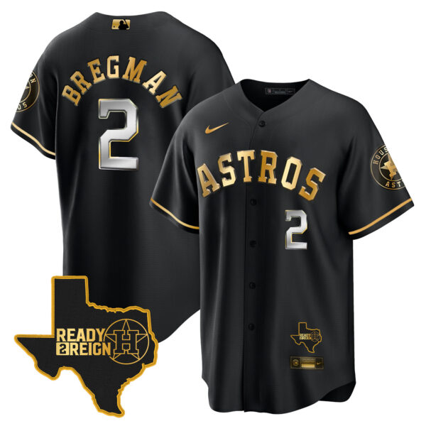 Men's Houston Astros 2024 Ready 2 Reign Cool Base Jersey - All Stitched - Image 2