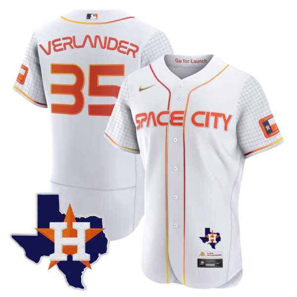 Men's Astros 2024 Space City Flex Base Jersey - Texas Patch - All Stitched - Image 26