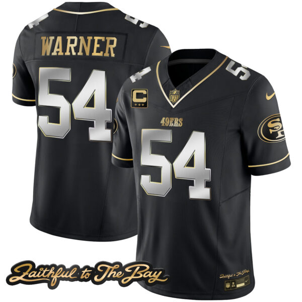 Men's 49ers Faithful To The Bay Patch Vapor Limited Jersey V3 - All Stitched - Image 35