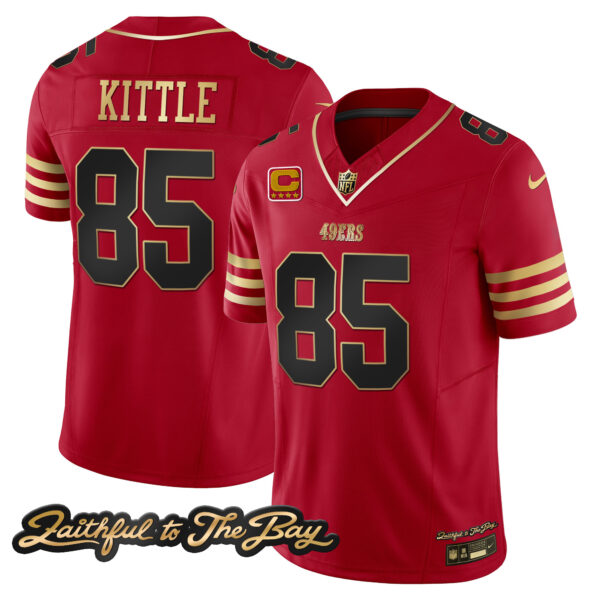 Men's 49ers Faithful To The Bay Patch Vapor Limited Jersey V3 - All Stitched - Image 14