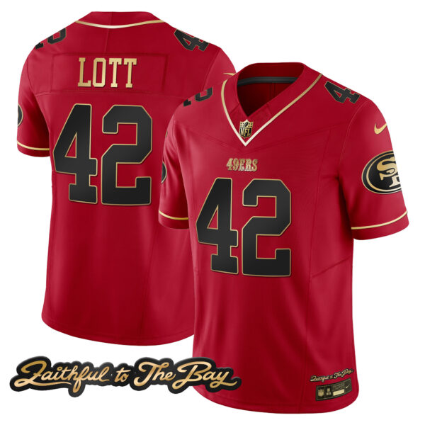 Men's 49ers Faithful To The Bay Patch Vapor Limited Jersey V3 - All Stitched - Image 29