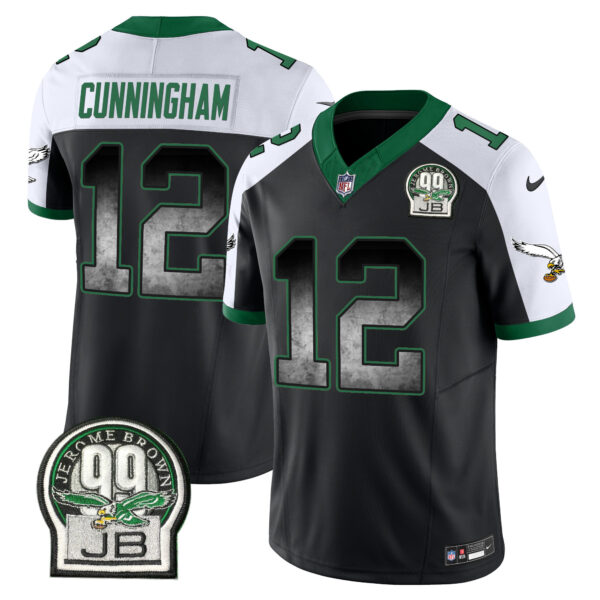 Men's Eagles Arch Smoke Kelly Green Vapor Jersey - All Stitched - Image 3