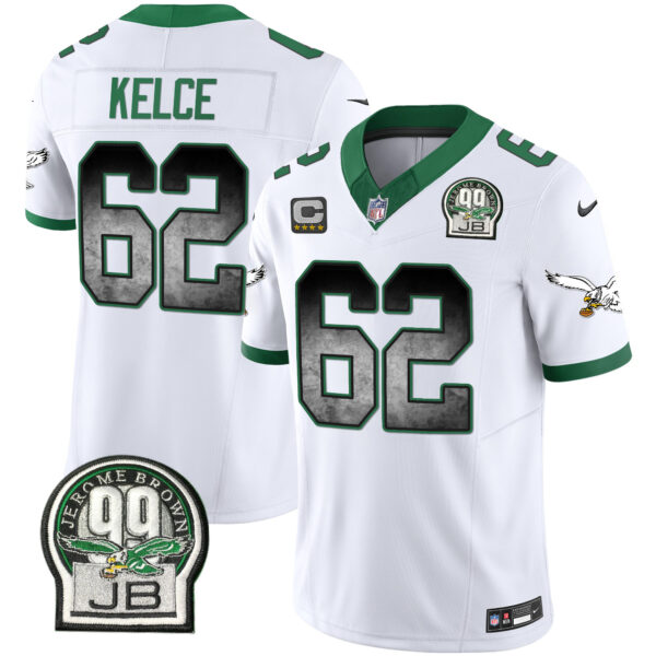 Men's Eagles Arch Smoke Kelly Green Vapor Jersey - All Stitched - Image 27