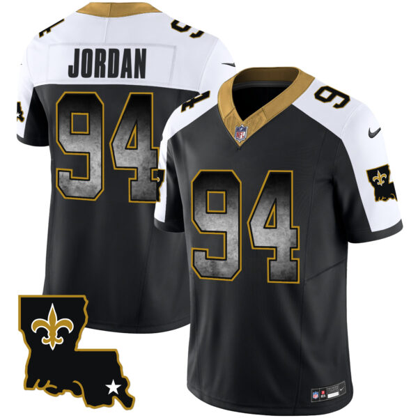 Men's Saints 1987 Legacy Arch Smoke Jersey - All Stitched - Image 3