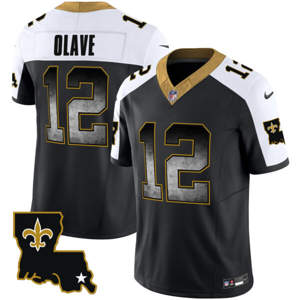 Men's Saints 1987 Legacy Arch Smoke Jersey - All Stitched