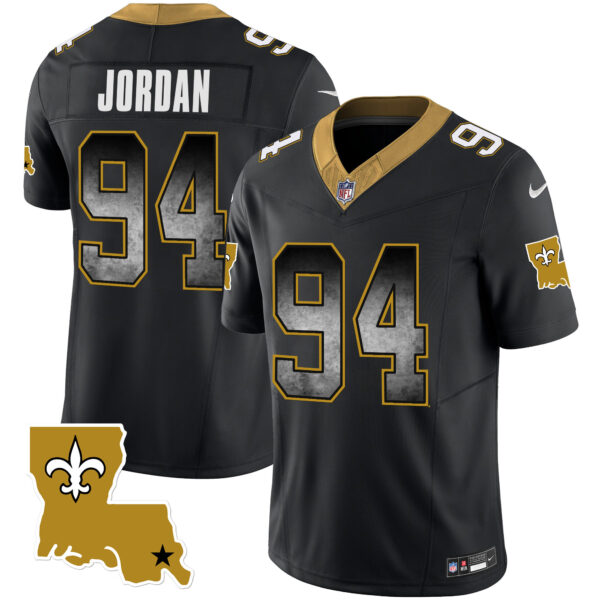 Men's Saints 1987 Legacy Arch Smoke Jersey - All Stitched - Image 21