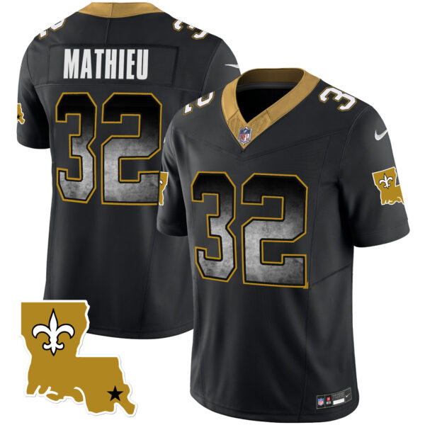 Men's Saints 1987 Legacy Arch Smoke Jersey - All Stitched - Image 27