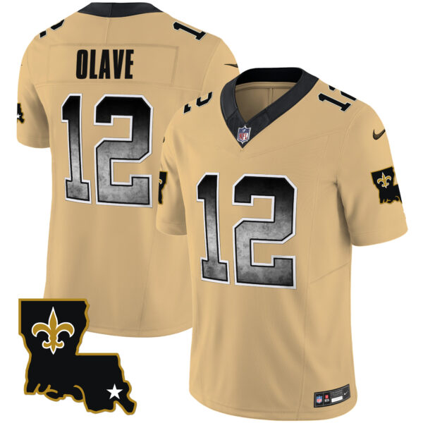 Men's Saints 1987 Legacy Arch Smoke Jersey - All Stitched - Image 28