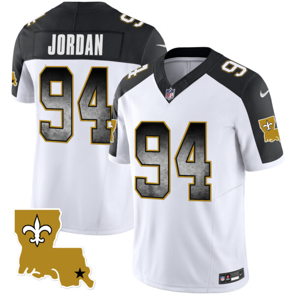 Men's Saints 1987 Legacy Arch Smoke Jersey - All Stitched - Image 39