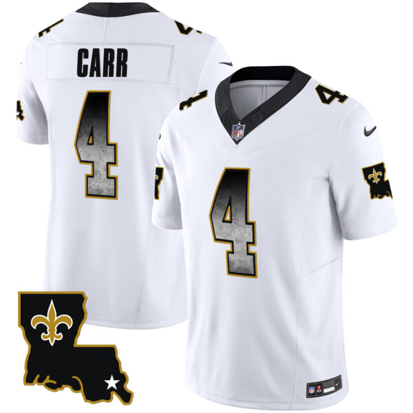 Men's Saints 1987 Legacy Arch Smoke Jersey - All Stitched - Image 13