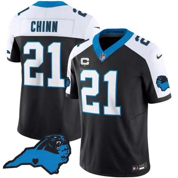 Men's Panthers Vapor Limited Jersey - Carolina Patch - All Stitched - Image 5