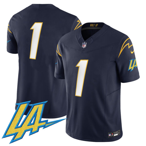 Men's Chargers Vapor Limited Jersey V2 - All Stitched - Image 30
