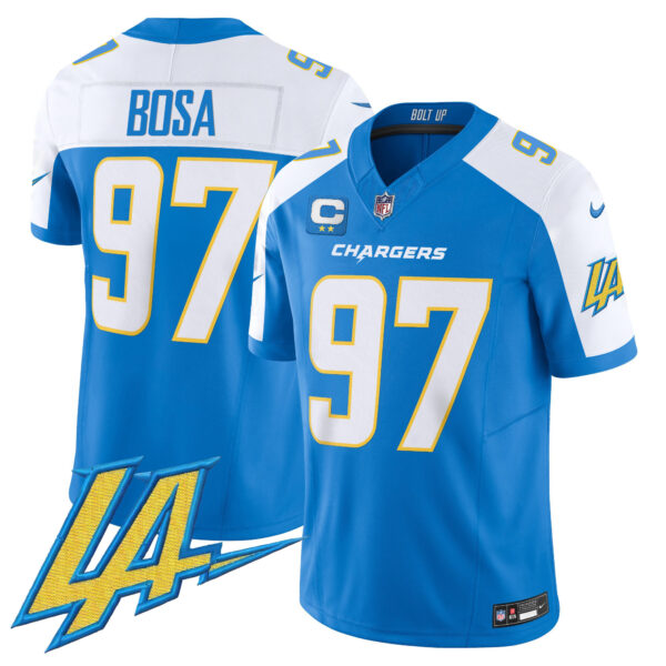 Men's Chargers Vapor Limited Jersey V2 - All Stitched - Image 4
