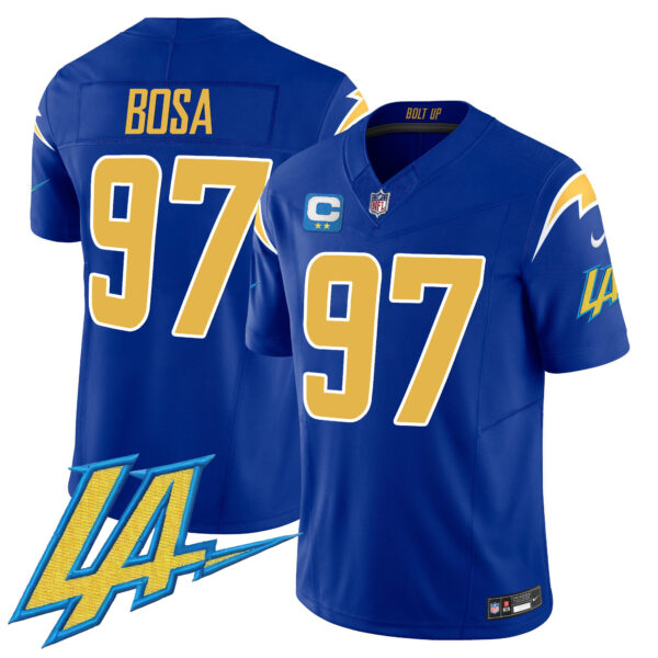 Men's Chargers Vapor Limited Jersey V2 - All Stitched - Image 34