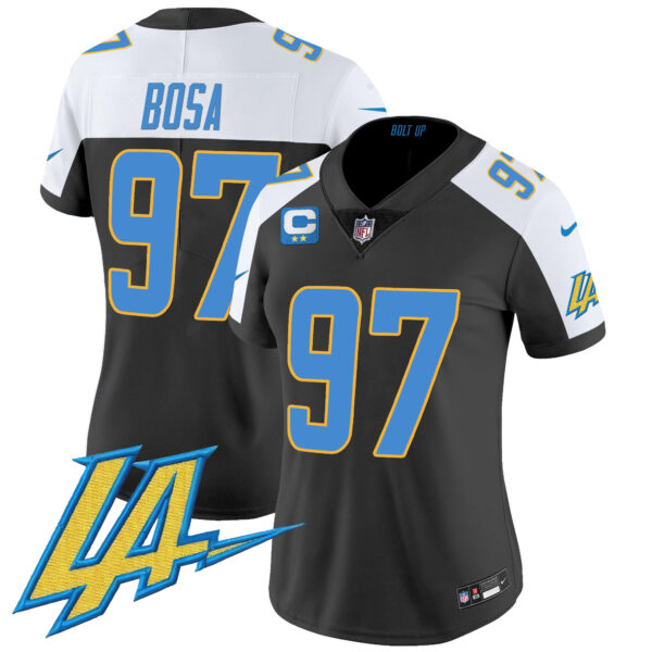 Women's Chargers Vapor Limited Jersey V2 - All Stitched - Image 10