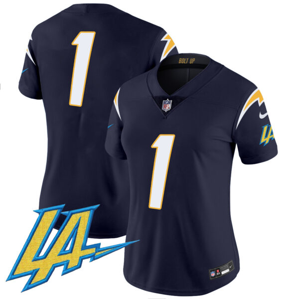 Women's Chargers Vapor Limited Jersey V2 - All Stitched - Image 30