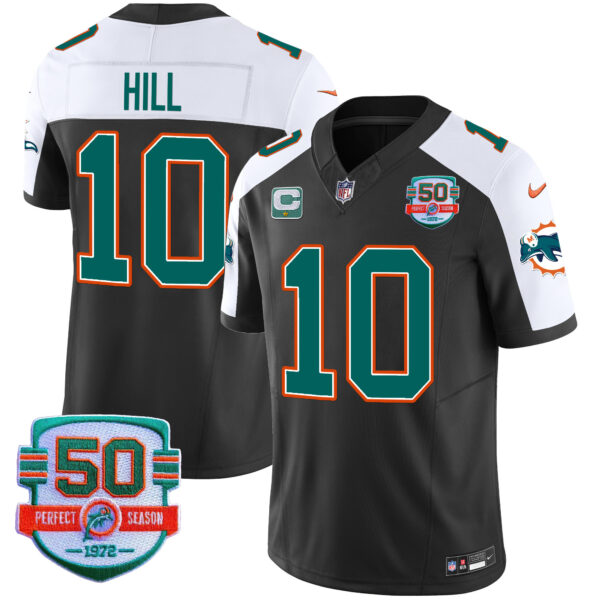 Men's Dolphins Throwback Vapor Jersey V2 - All Stitched - Image 11