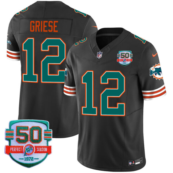 Men's Dolphins Throwback Vapor Jersey V2 - All Stitched - Image 39
