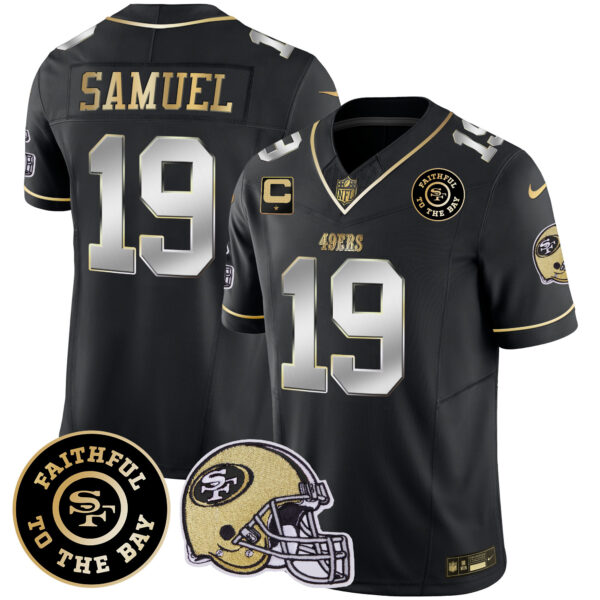 Men's 49ers Faithful To The Bay Patch Vapor Limited Jersey V5 - All Stitched - Image 34