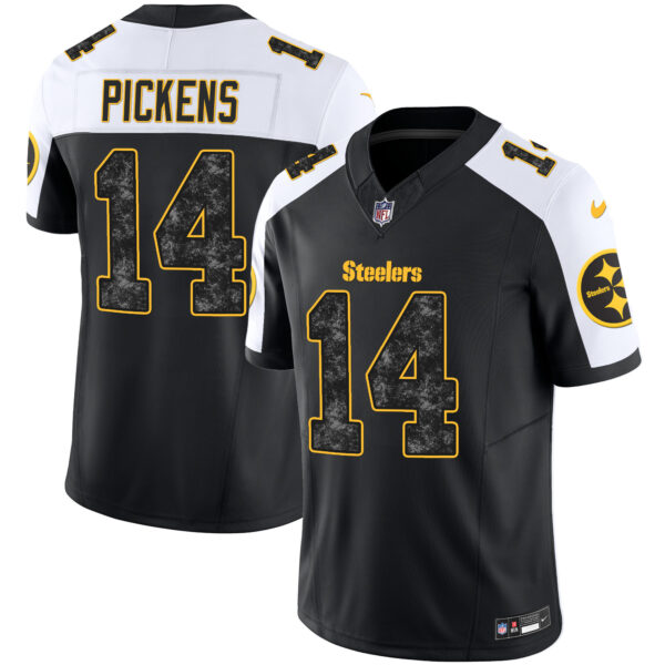 Men's Steelers Grunge Vapor Limited Jersey - All Stitched - Image 3