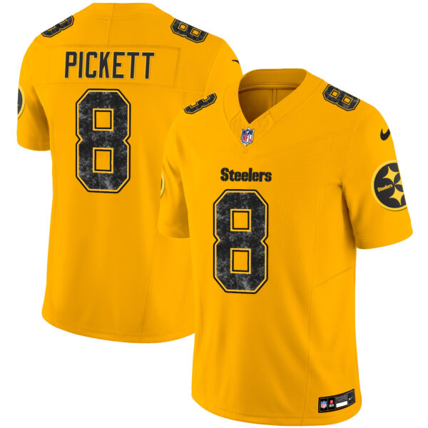 Men's Steelers Grunge Vapor Limited Jersey - All Stitched - Image 30