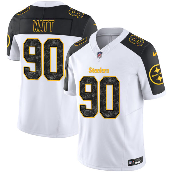 Men's Steelers Grunge Vapor Limited Jersey - All Stitched - Image 36