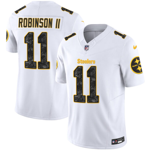 Men's Steelers Grunge Vapor Limited Jersey - All Stitched - Image 19