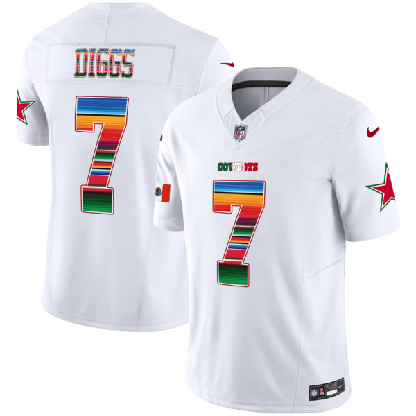 Men's Cowboys Mexico Vapor Limited Jersey V2 - All Stitched - Image 4
